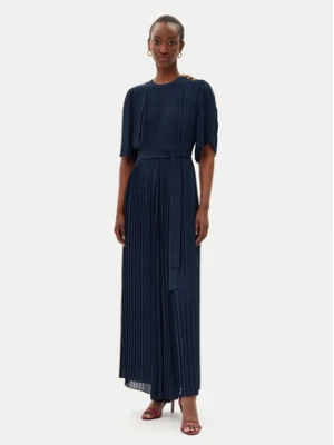 TWINSET Kombinezon 251TP2050 Granatowy Loose Fit