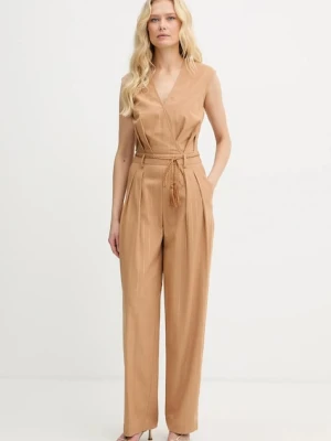 Twinset kombinezon z domieszką lnu