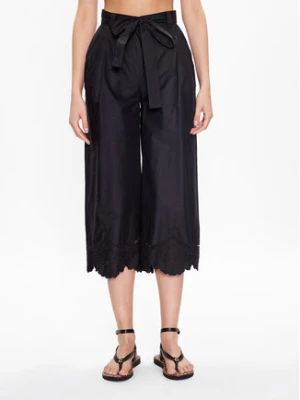 TWINSET Kuloty 231TT2305 Czarny Relaxed Fit