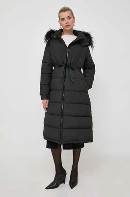 Twinset kurtka damska kolor czarny zimowa