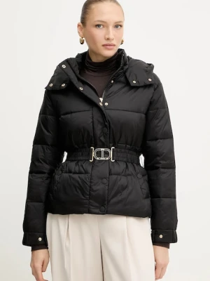 Twinset kurtka kolor czarny zimowa 252TP2720