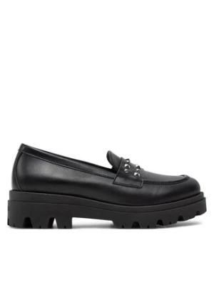 TWINSET Loafersy Mocassino 242GCJ024 Czarny