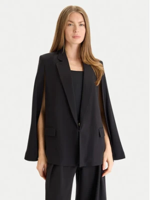 TWINSET Marynarka 252TT2400 Czarny Wide Fit