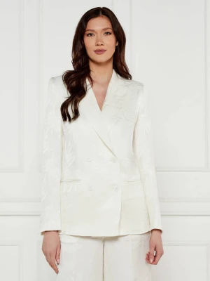 TWINSET Marynarka | Regular Fit | z dodatkiem lnu