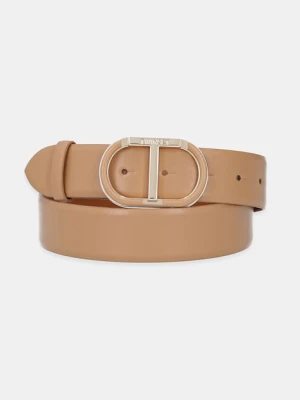 Twinset pasek damski kolor beżowy 252TA4060