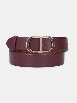 Twinset pasek damski kolor bordowy 252TA4060