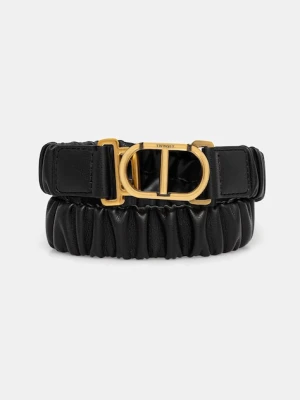 Twinset pasek damski kolor czarny 252TO5310