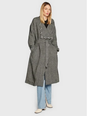 TWINSET Płaszcz przejściowy 222AP237A Szary Regular Fit