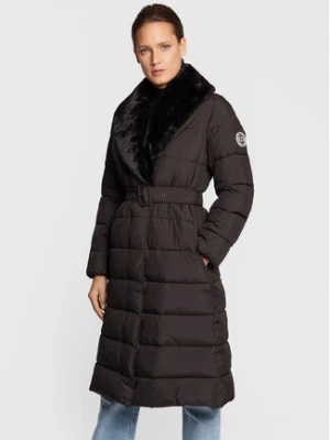 TWINSET Płaszcz przejściowy 222TT2230 Czarny Regular Fit