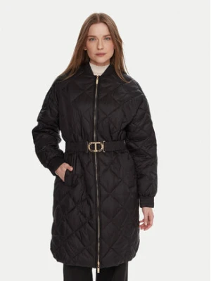 TWINSET Płaszcz przejściowy 252TP2130 Czarny Regular Fit