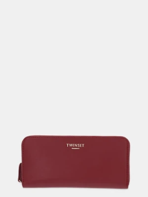 Twinset portfel damski kolor bordowy 252TD8392
