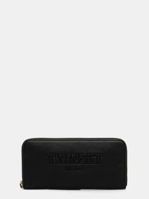 Twinset portfel damski kolor czarny 251TD8026