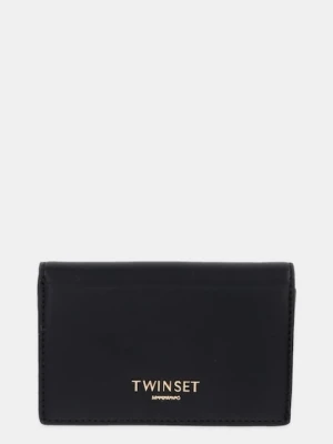 Twinset portfel damski kolor czarny 252TL8013