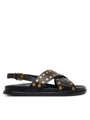 TWINSET Sandały 251TGT070 Czarny