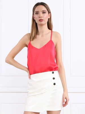 TWINSET Satynowy top | Regular Fit różowy