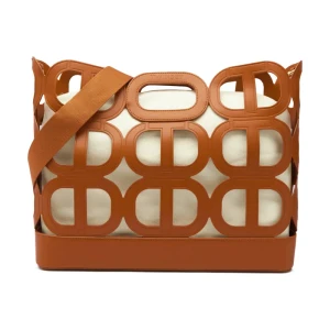 TWINSET Shopperka + saszetka Lila