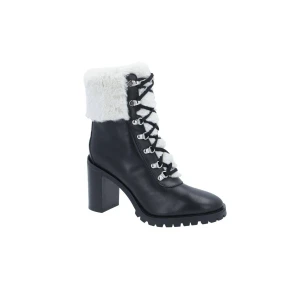 TWINSET Skórzane botki czarny