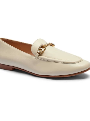 TWINSET Skórzane loafersy
