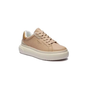 TWINSET Skórzane sneakersy