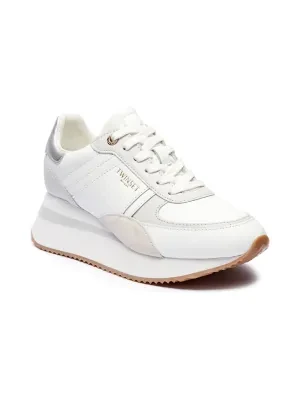 TWINSET Skórzane sneakersy