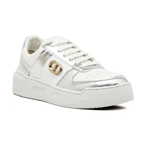 TWINSET Skórzane sneakersy