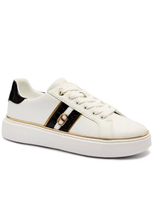TWINSET Skórzane sneakersy