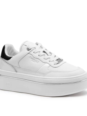TWINSET Skórzane sneakersy