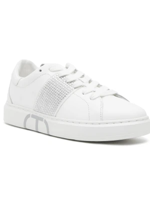 TWINSET Skórzane sneakersy