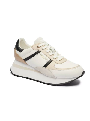 TWINSET Skórzane sneakersy | zamsz