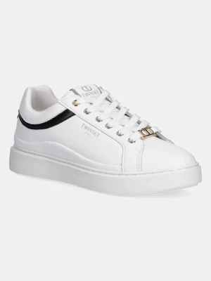 Twinset sneakersy damskie kolor biały 252TCP020