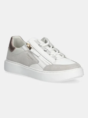 Twinset sneakersy damskie kolor biały 252TGT018