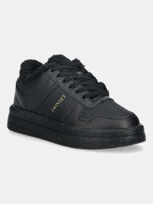 Twinset sneakersy damskie kolor czarny 252TGT01A