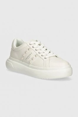 Twinset sneakersy kolor biały 242TCP01G