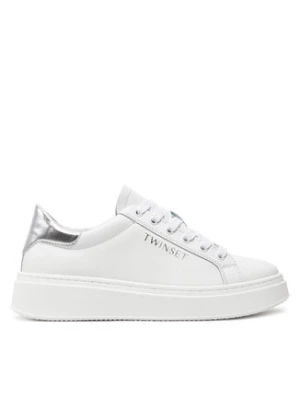 TWINSET Sneakersy Sneaker 242GCJ012 S Biały