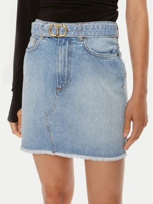 TWINSET Spódnica jeansowa 241TT2391 Niebieski Straight Fit