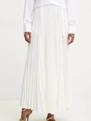 Twinset spódnica kolor beżowy maxi rozkloszowana 251TP2424