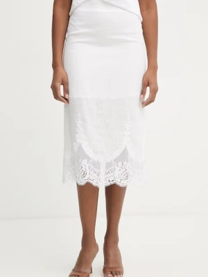 Twinset spódnica lniana