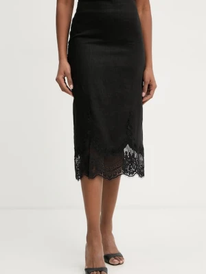 Twinset spódnica lniana