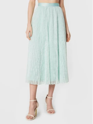 TWINSET Spódnica plisowana 231TP2691 Zielony Relaxed Fit