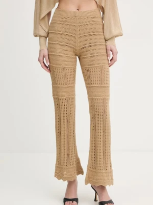 Twinset spodnie bawełniane