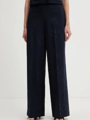 Twinset spodnie damskie z wiskozą