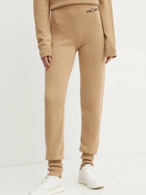 Twinset spodnie dresowe z domieszką wełny