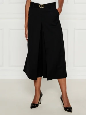 TWINSET Spodnie | Loose fit | z dodatkiem wełny