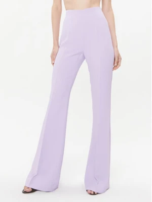 TWINSET Spodnie materiałowe 232TP2053 Fioletowy Regular Fit