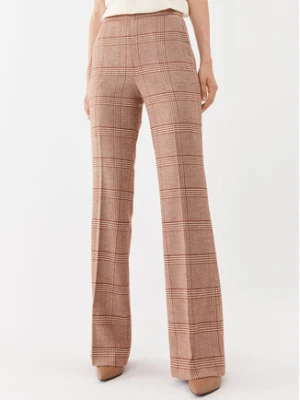 TWINSET Spodnie materiałowe 232TP2754 Brązowy Regular Fit