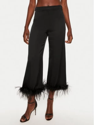 TWINSET Spodnie materiałowe 242TP2343 Czarny Straight Fit