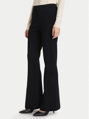 TWINSET Spodnie materiałowe 252TP3206 Czarny Flare Fit