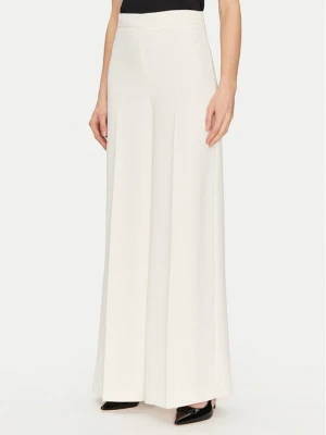 TWINSET Spodnie palazzo 251TP2102 Écru Wide Leg Kremowy