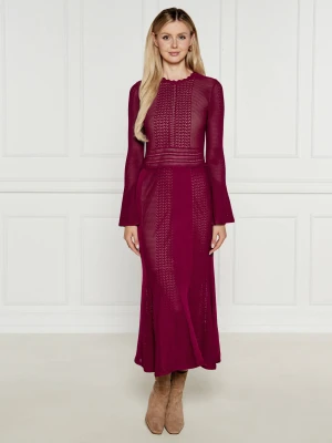 TWINSET Sukienka bordowy