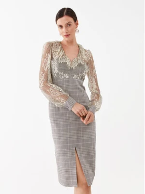 TWINSET Sukienka codzienna 232TP2630 Szary Regular Fit